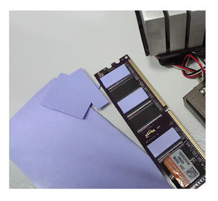 2.9G/CC Acrylate Thermal Heat Transfer Pads , Fiber Optics Thermal Conductive Pad
