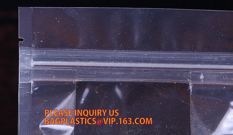 LDPE/PP Custom Printed Zip Lock Self Seal Plastic Bag/Zipper Pouch For Garment And Gift Packaging, side seal pp plastic
