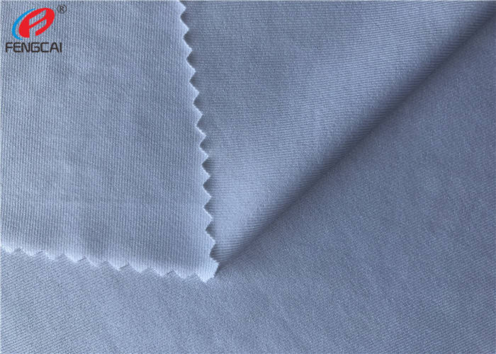 Solid White Lycra Stretch Knitting Nylon Spandex Fabric For Underwear