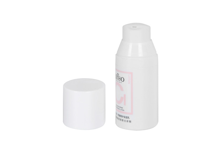 Plastic PP Travel Bottles 30ml 50ml 75ml 100ml Airless Bottle for Skin Care Cream / Lotion UKA08