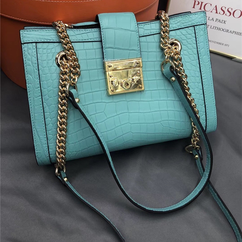 Fancy Genuine Crocodile Belly Skin Female Small Purse Women Flap Bag Exotic Alligator Leather Lady Single Shoulder Bag