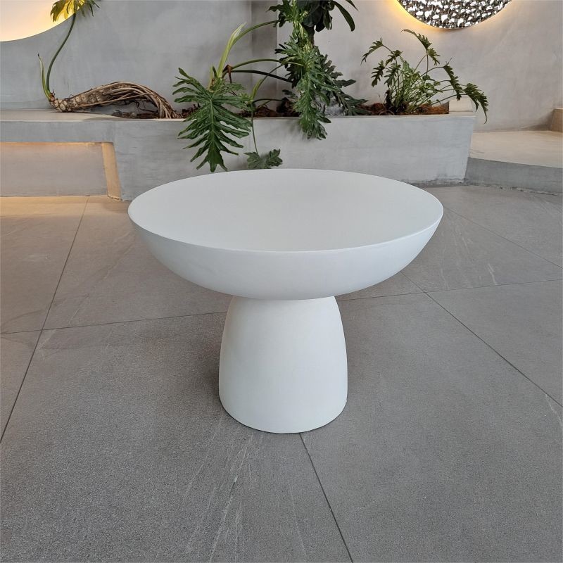 GRC Concrete Table Sets Modern Cement Dining Table Set Customized