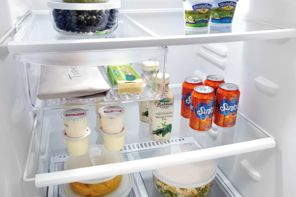 Solid 3.2mm 16inch Toughened Glass Shelves In Refrigerator