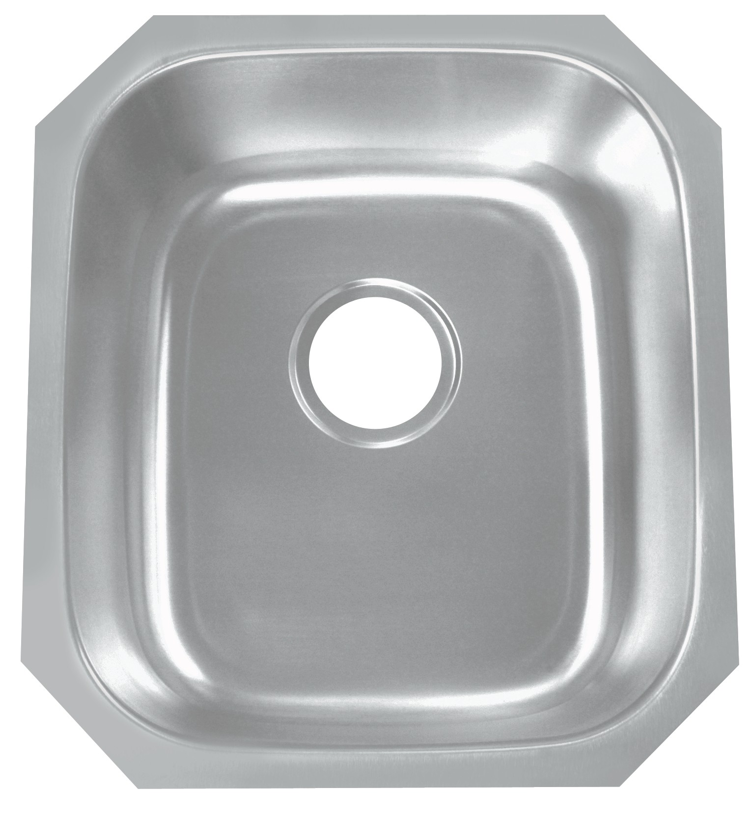 18'' Single Bowl Sink Stainless Steel , Single Bowl Sink Unit For Kitchen