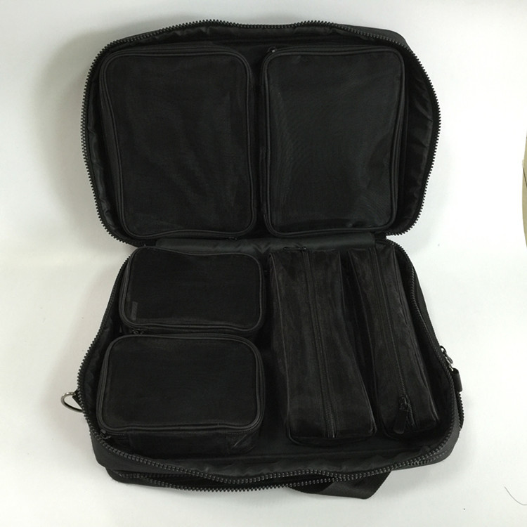 Factory direct laptop briefcase laptop bag travel makeup bag with handle and shoulder strap