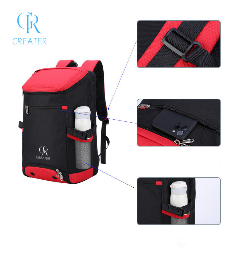 Waterproof Badminton Racket Bag Anti Theft With Laptop Inner Pocket
