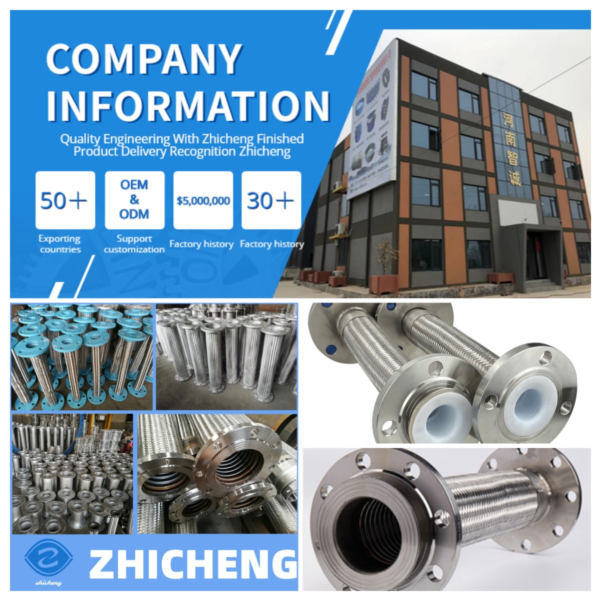 Flange Hydroformed Joint Shaft Metal Compensator Bellows Expansion Joint Pipe