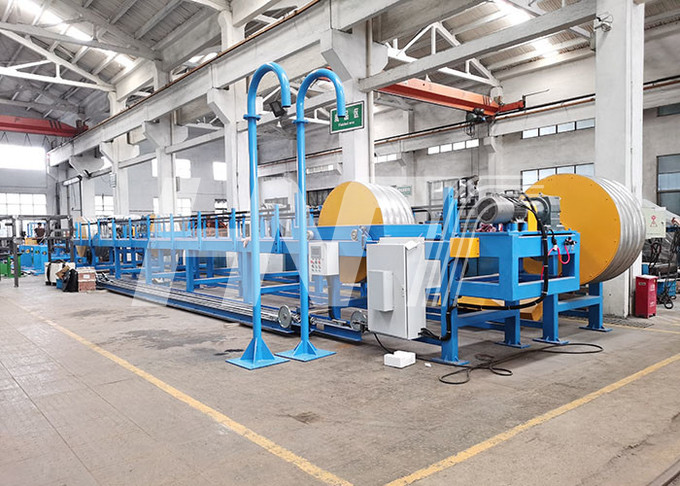 Horizontal CCV Line Electrical Wire Accumulator With A Pneumatic Clamping Device
