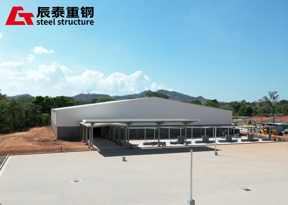 Pre Engineered Steel Structure Supermarket High Strength Steel Frame Building Factory