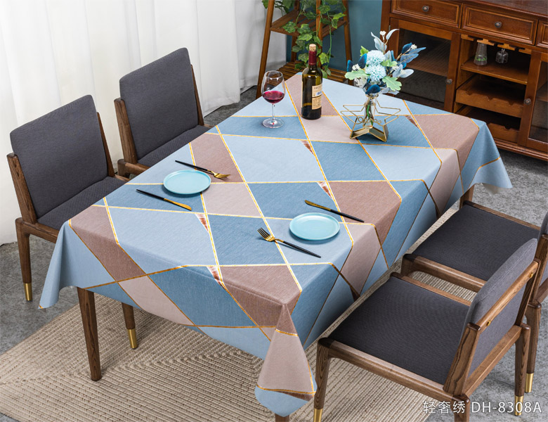 Nonwoven Direct Oil Proof Washable Table Cover for White Wedding Reception Party
