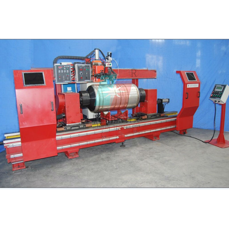 TIG MAG MIG ETC Water Tank Welding Machine Longitudinal / Circumferential Seam Welder 2000kg