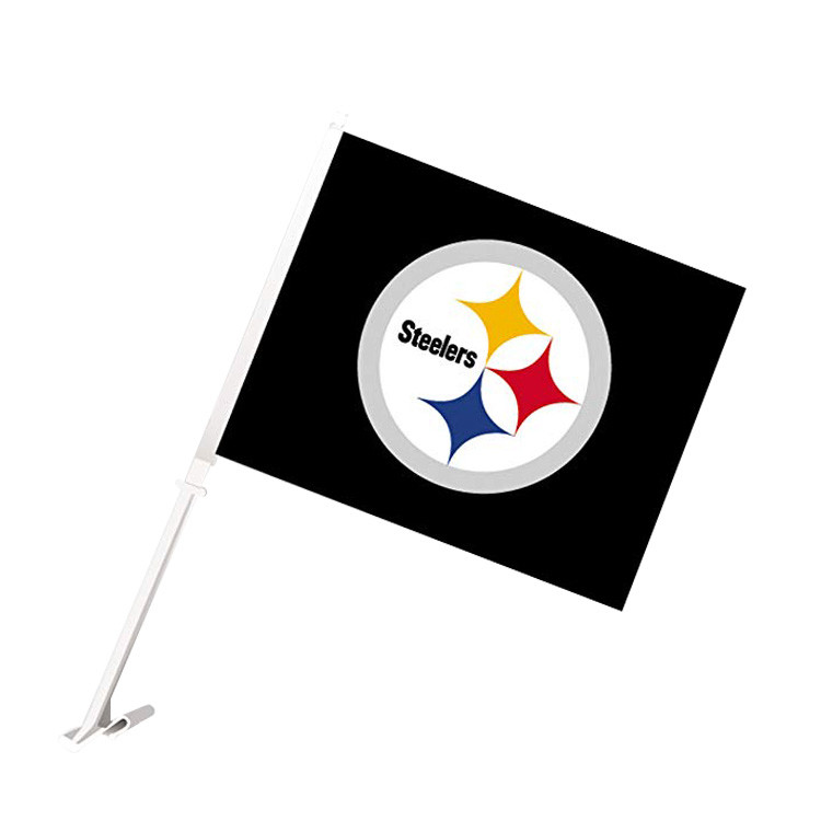 Stee Flagolden car flags screen printed high quality
