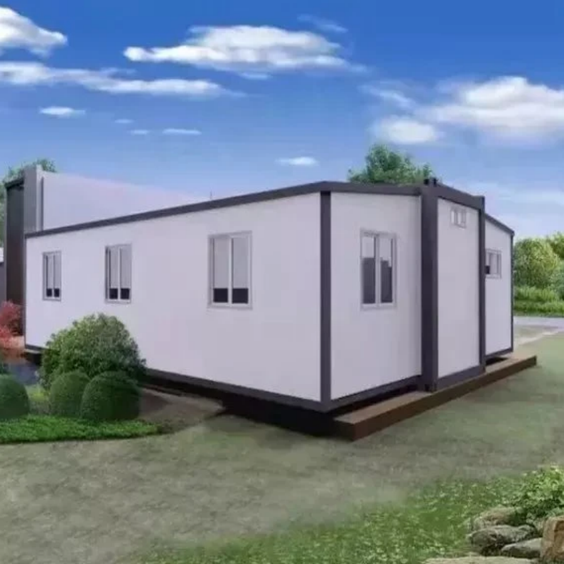 20ft or 40ft White/Customized Color Portable Prefabricated Expandable Container House