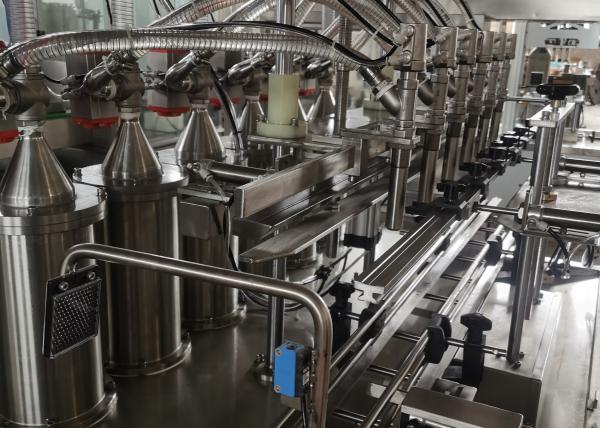 Monoblock Viscous Liquid Filling Machine SUS304 Glass Bottle Shampoo Filling