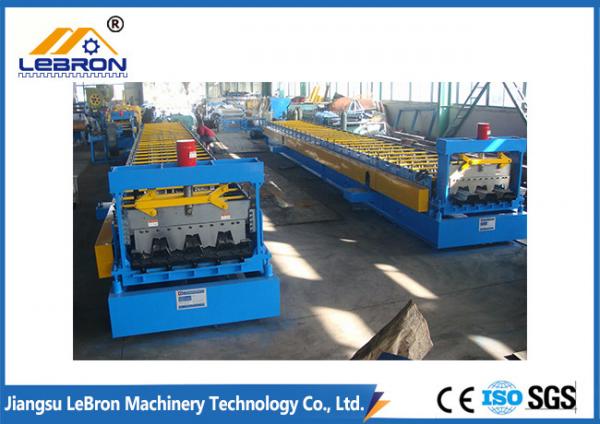Quality 380V 50Hz Blue Metal Deck Roll Forming Machine 8-10m/min High Working Speed for sale