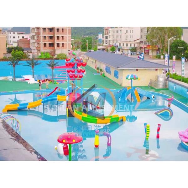 Sea Style Water Park Playground Commercial 17x14x7.5m Anti Rust For Hotel Restort Pool