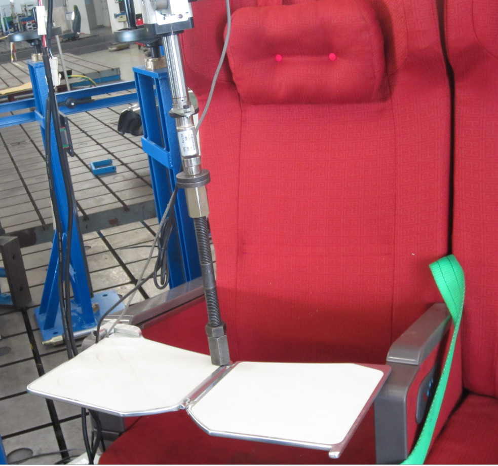 UIC566 Armrest Railway Carriage Interiors With Snack Table Powder Coating