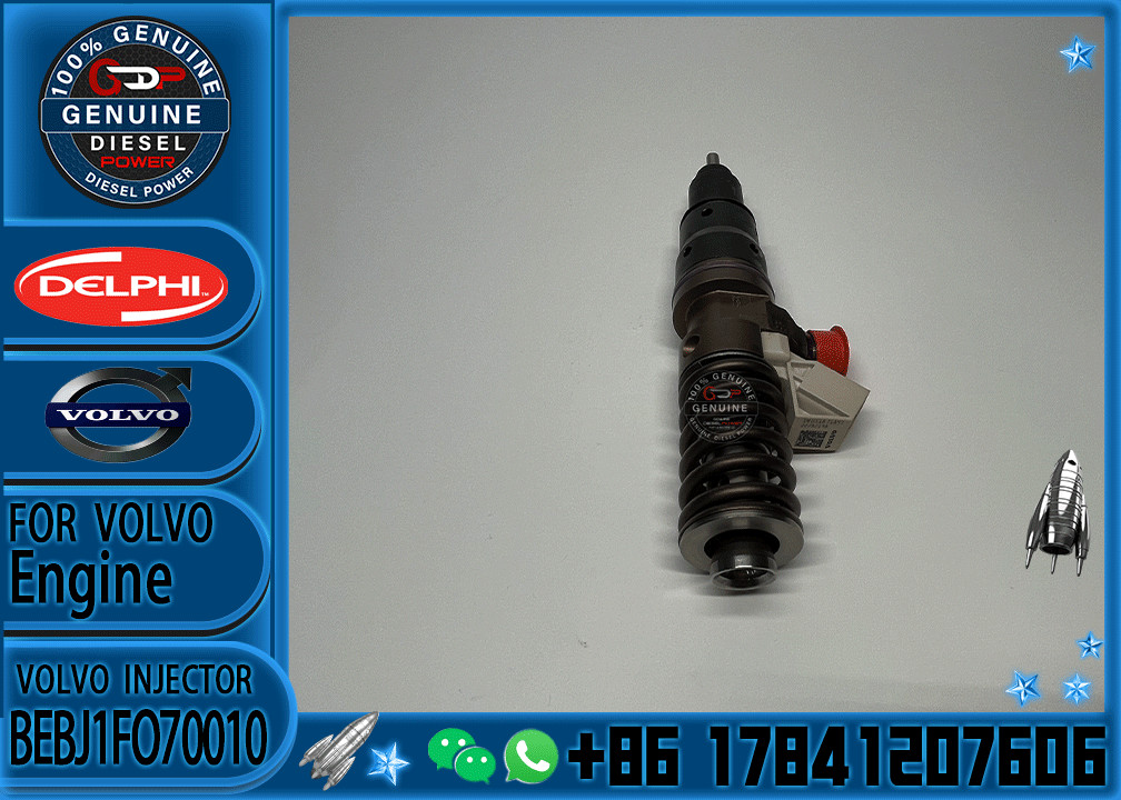 Diesel Fuel Injector Common Rail Parts 33800-82610 BEBJ1FO70010 33800-82600 23771400 For VOLVO