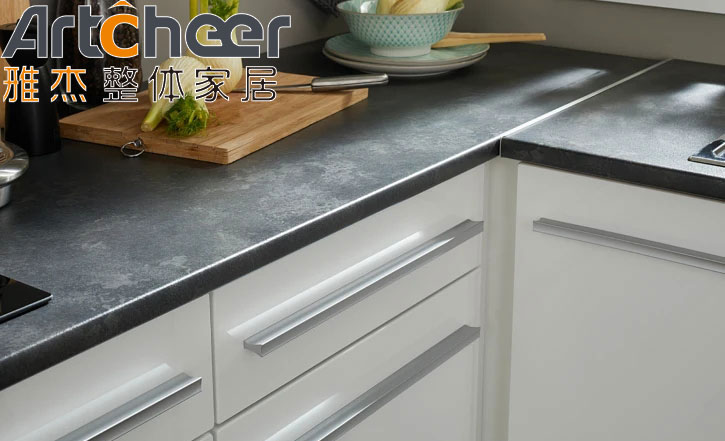 Kitchen Furniture Half Bullnose Countertop Edging Complete Set of Modern Design Cabinets