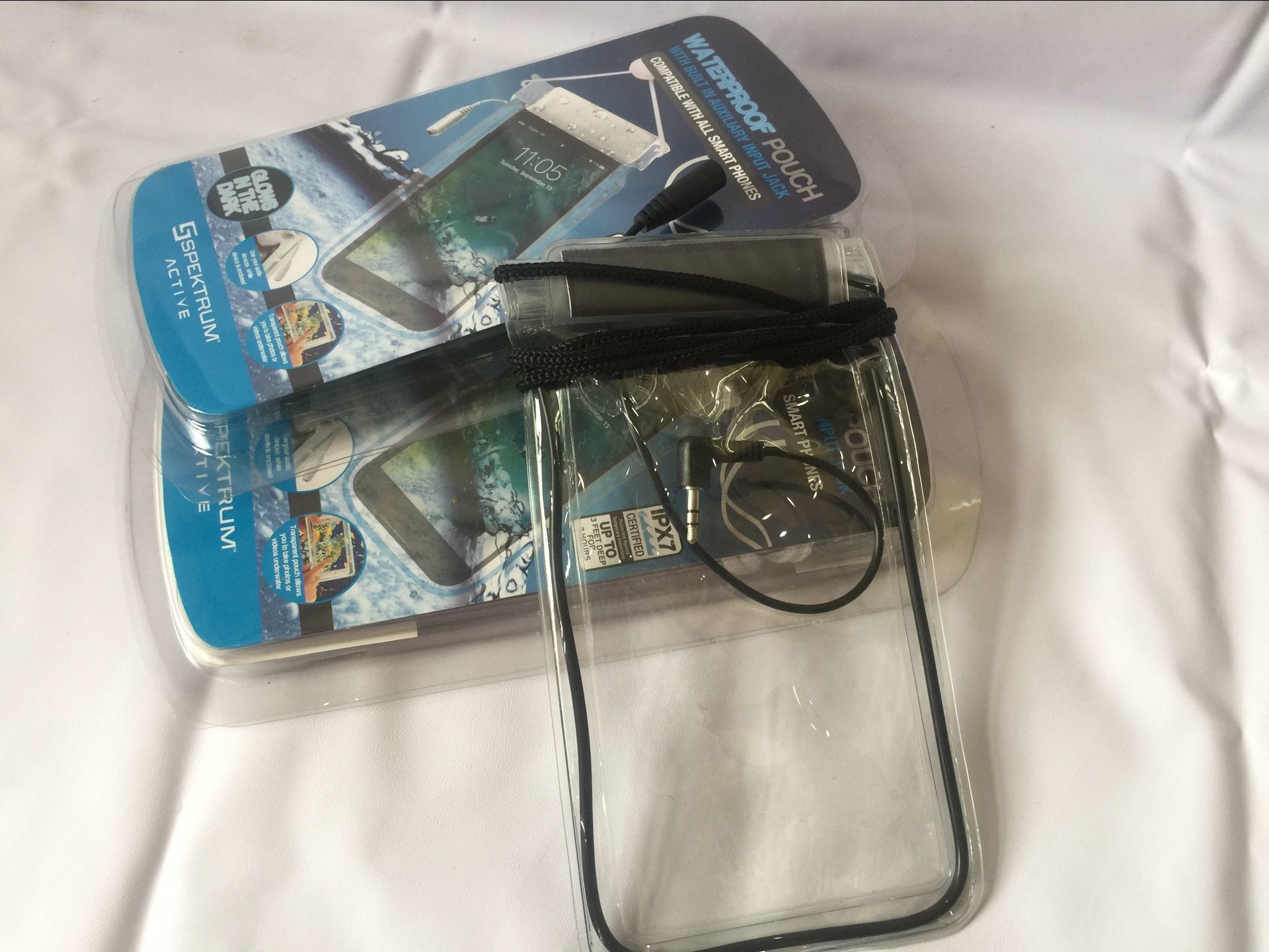 Strong PVC Waterproof Phone Bag , Sport Mobile Phone Waterproof Bag For Beach