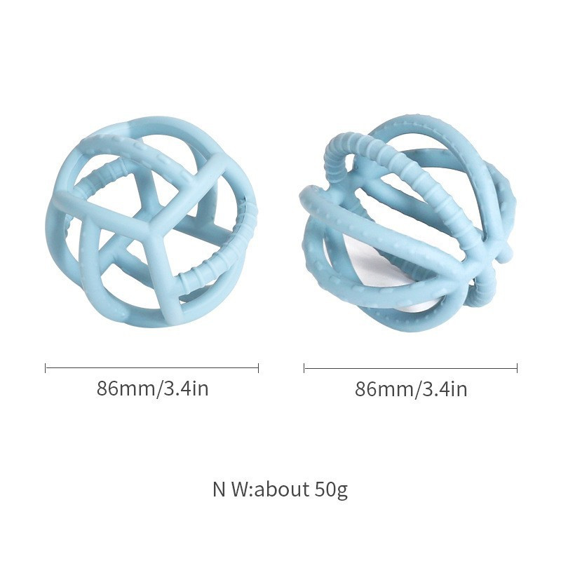 Odorless Practical Sensory Teething Ball , Lightweight Silicone Sensory Balls