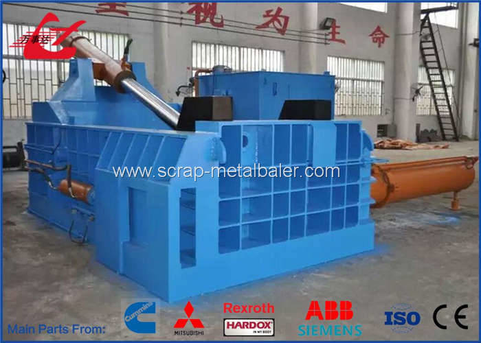 250Ton Scrap Metal Baler Side Push Out Model 5-6Ton/h Capacity Heavy Duty Scrap Baling Press