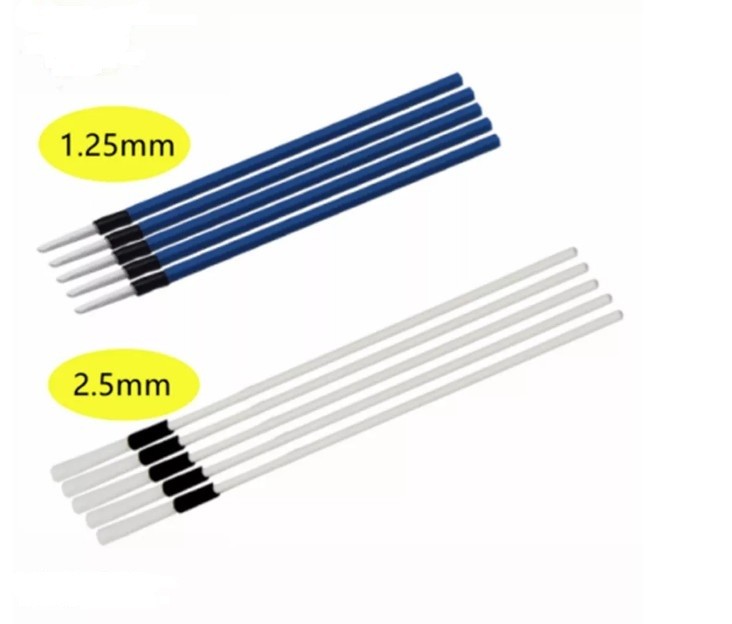 One Time Fiber Optic Cleaning Tools Cleaning Sticks For 1.25mm 2.5mm Fiber Connector
