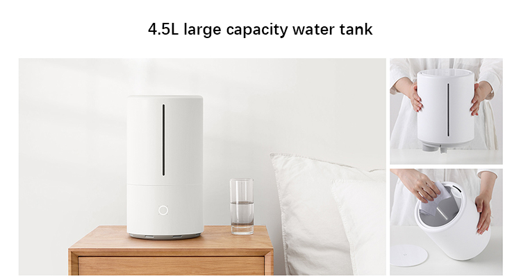 Original Xiaomi Smart Antibacterial Humidifier For Bedroom Office 3.5 Large Capacity APP Controlc Xiaomi Air Humidifier