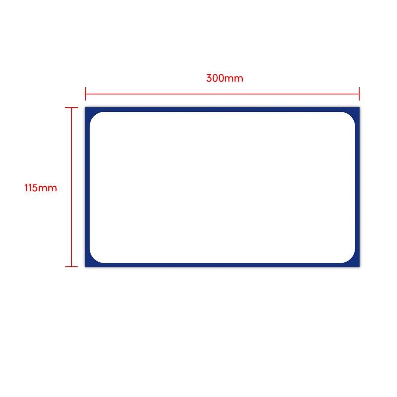 Double Sides Sticky Reusable Magnetic Memo Strip Notice Board For Fridge