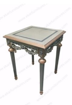 Classic Design Ash Wood Corner Living Room Elegant Round Side Table