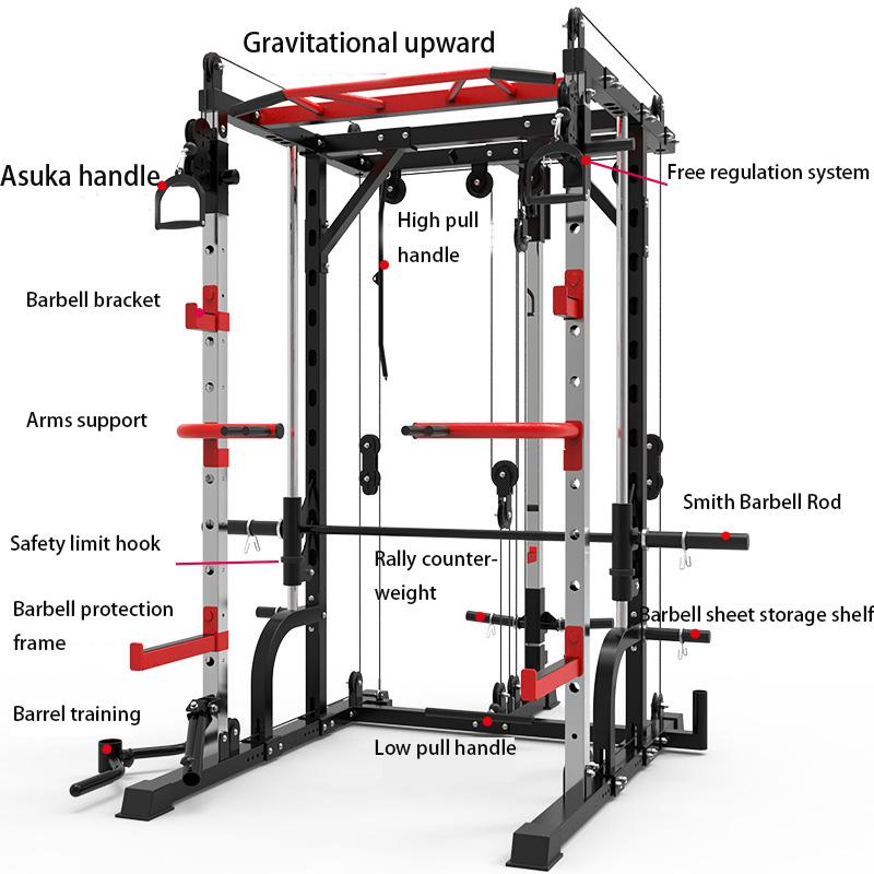 2023 Newest Type Commercial Gym Fitness Equipment Comprehensive Training Multi Smith Machine