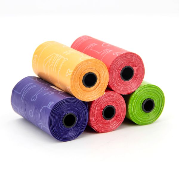 10cm-30cm Biodegradable Pet Waste Bags For Cat & Dog Waste Cleanup