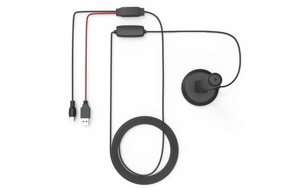 Digital Satellite Color TV Indoor Antenna with RG174 Cable 110mm Height and Materials