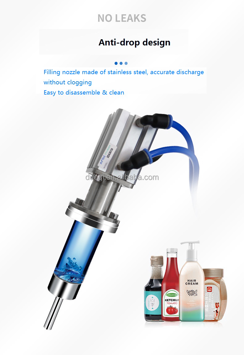Medical 40 L DUOQI G1WTD HM Thick Paste and Liquid Durable Mixer with Heater Hopper Adjust Filling Machine