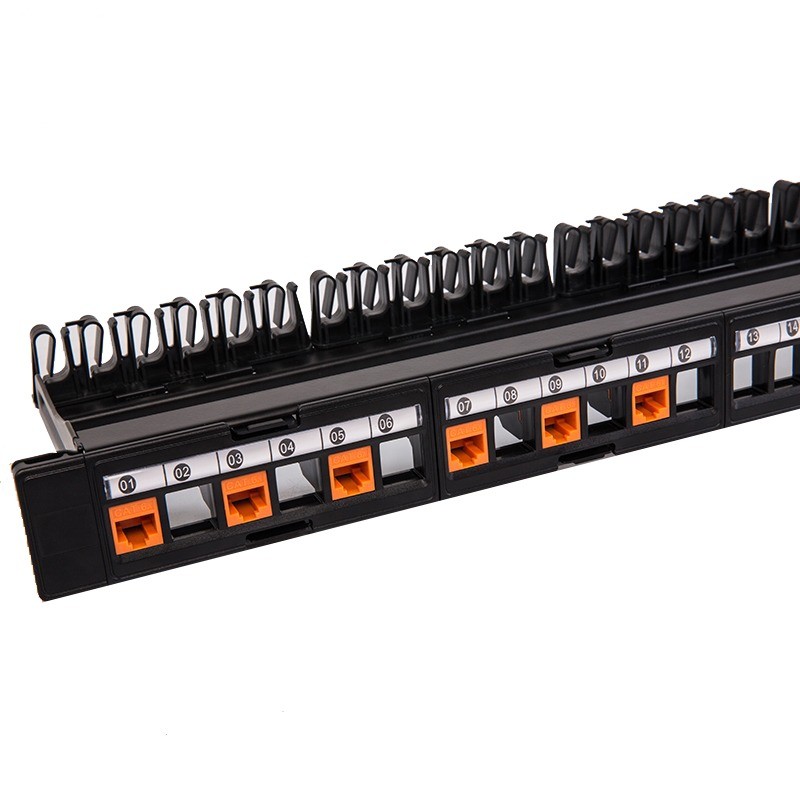 CAT5 CAT6 Network Patch Panel UTP Blank Unloaded RJ45 24 Port Patch Panel
