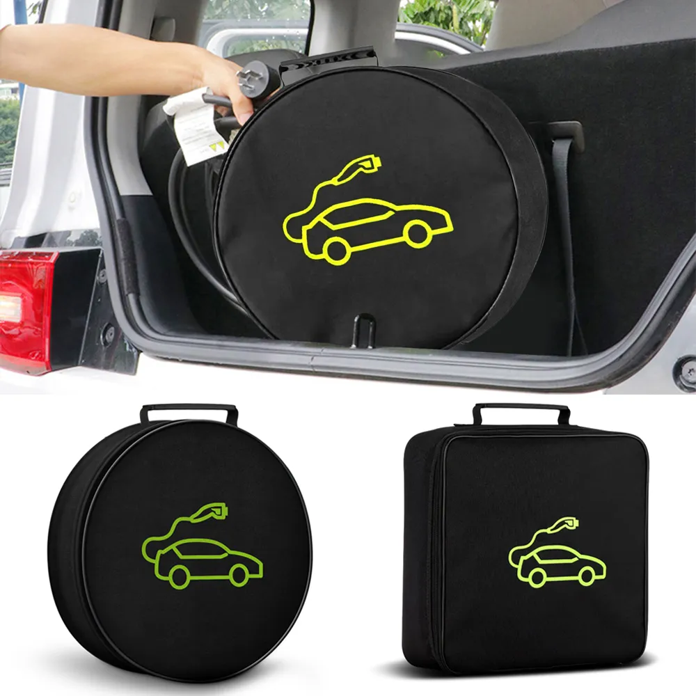 38cm 39cm 42cm EV Charging Accessories EV Charger Bag OEM Customized Print