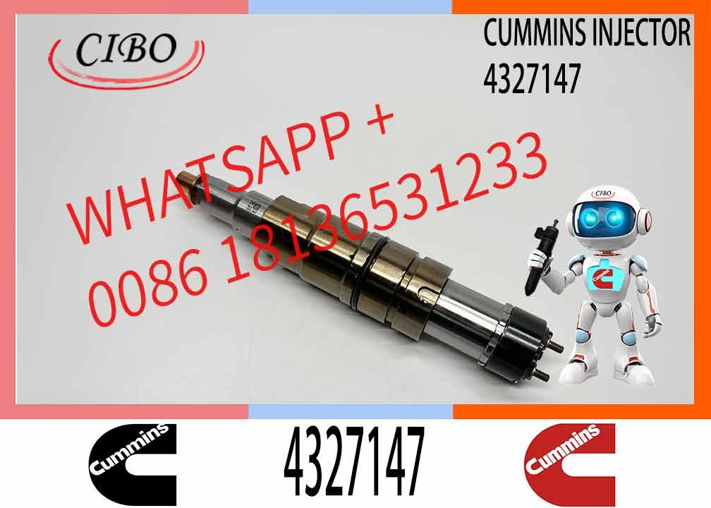 High quality diesel Fuel common rail Injector 2264458 4327147 2036181 2031835 for Cummins ISC8.3 ISL9.5