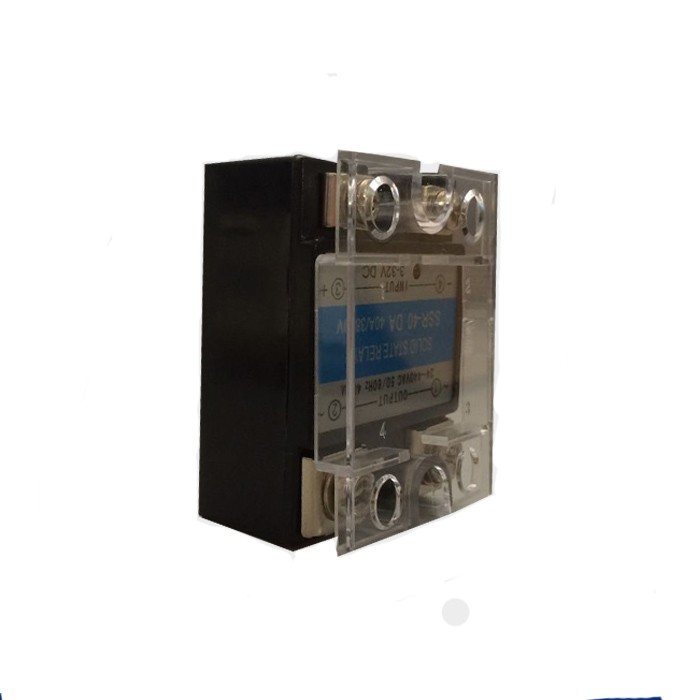 SSR 40a input 3-32VAC output 24-480VAC miniature ac control ac solid state relay