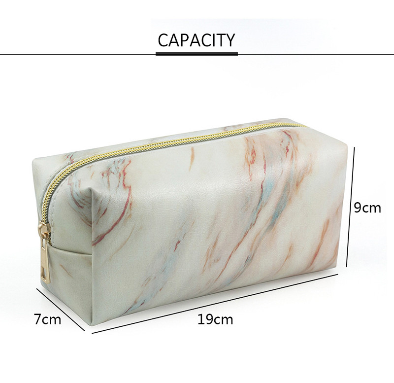 Large Capacity Cosmetic Brush Bag Luxury Makeup Leather Travel Wash Bag