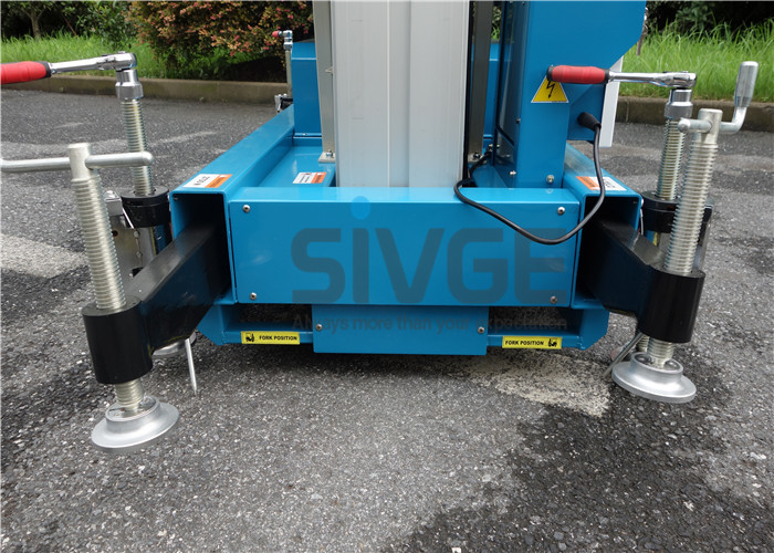 10 Meter Platform Height Self Propelled Work Platform For 2 Persons Aerial Work