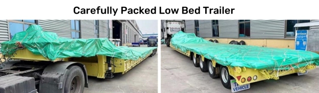 TITAN 4 Line 8 Axle Semi Low Loader Trailer for Sale