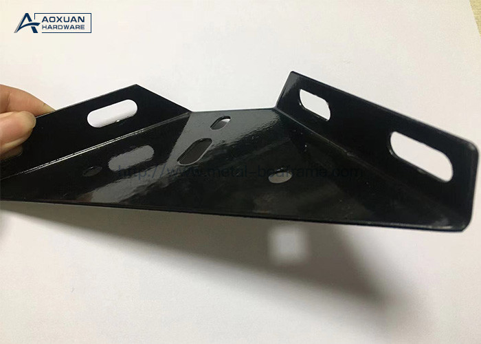 High Strength Bed Frame Connectors , 2mm Metal Triangle Corner Brace
