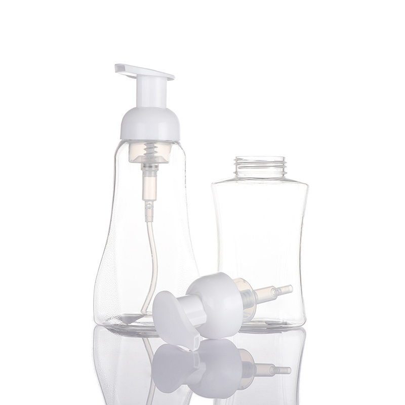500ml Shampoo Bottle with Plastic Spray Foam Pump