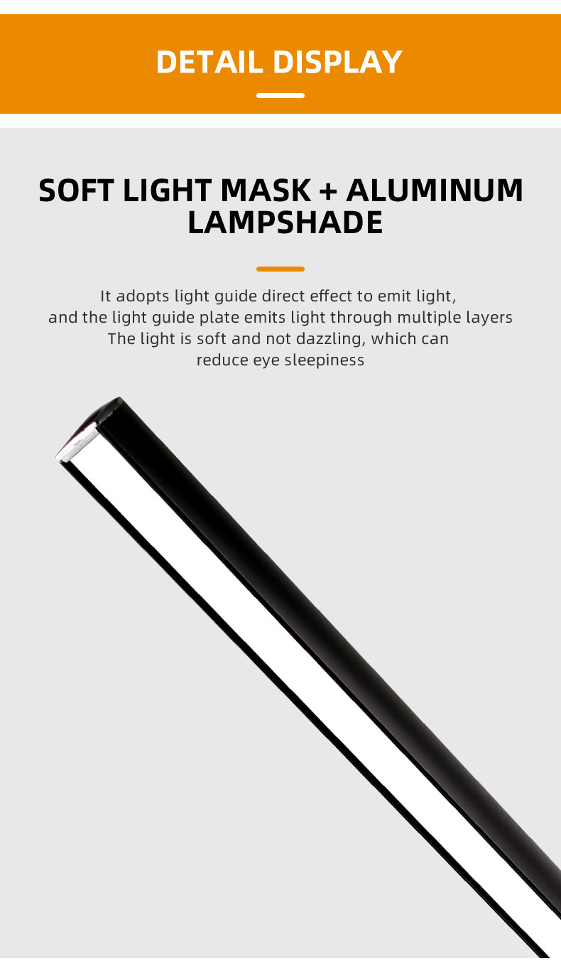 Folding 540lm Energy Saving LED Lights 6000K Table Lamp For Study