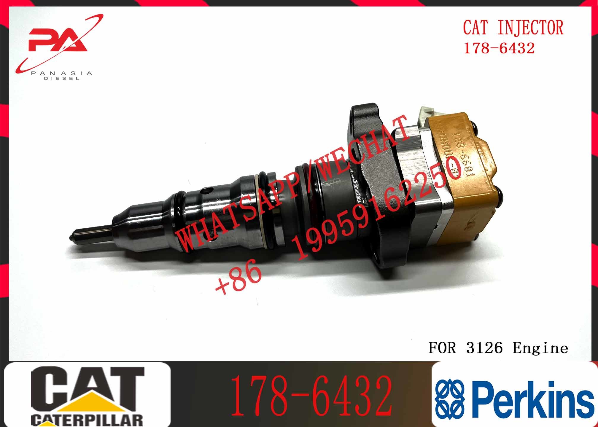 Common Rail Fuel Injector 178-6432 188-1320 198-6605 218-4109 222-5965 177-4754 10R-0782 128-6601 222-5966