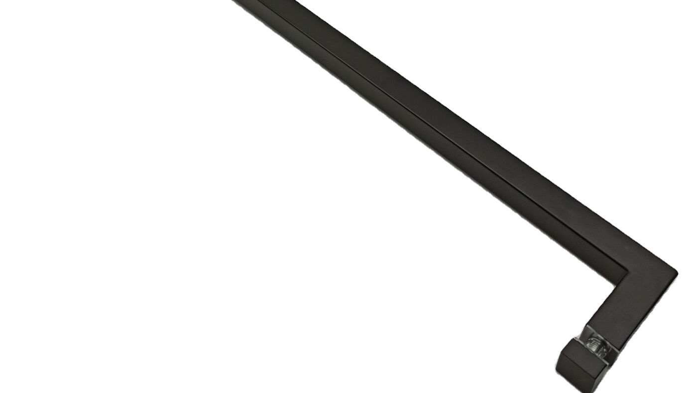 Good Design Stainless Steel304 Door Pull Handle for Bathroom Glass Doors in Matt Black