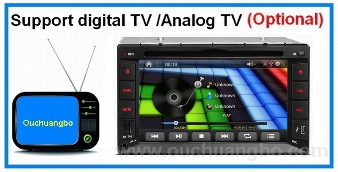 Universal car radio with bluetooth RDS gps smart TV media player OCB-2615