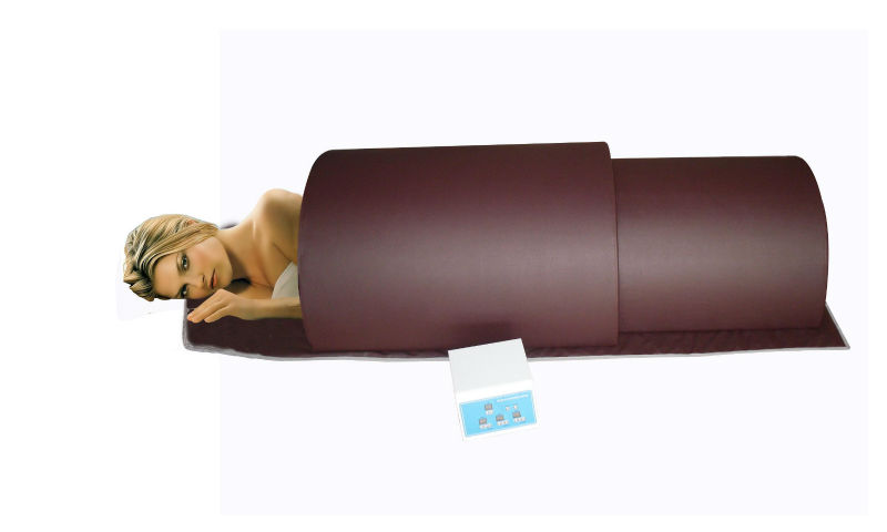 White Far Infrared Sauna Dome Heat Therapy EMF CE Certified