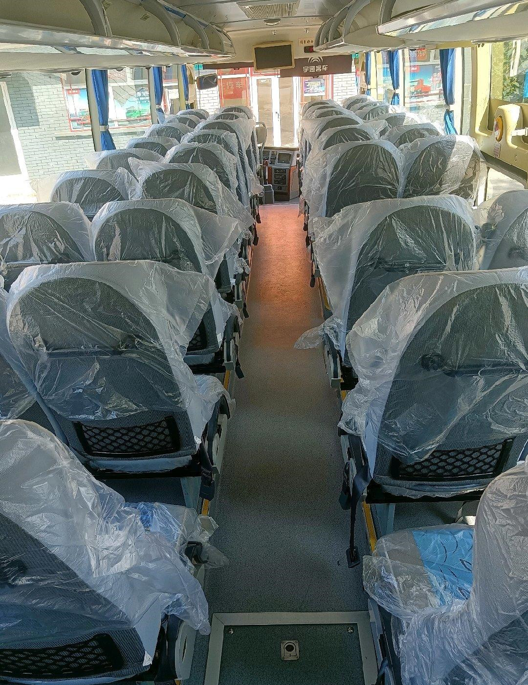 2015 Year 51 Seats Double Doors Zk6119 Used Yutong Buses With New Seat 40000km Mileage