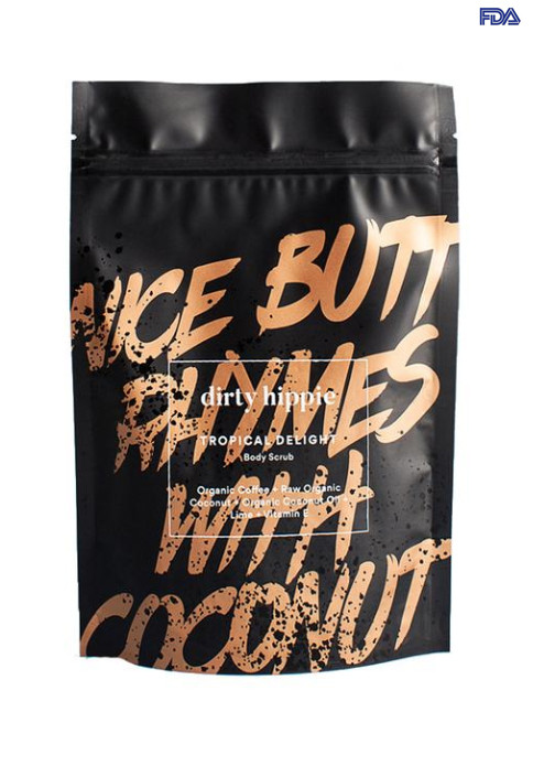 Matte effect & Large capacity food grade plastic aluminum foil zipper packaging bags for food/Tea